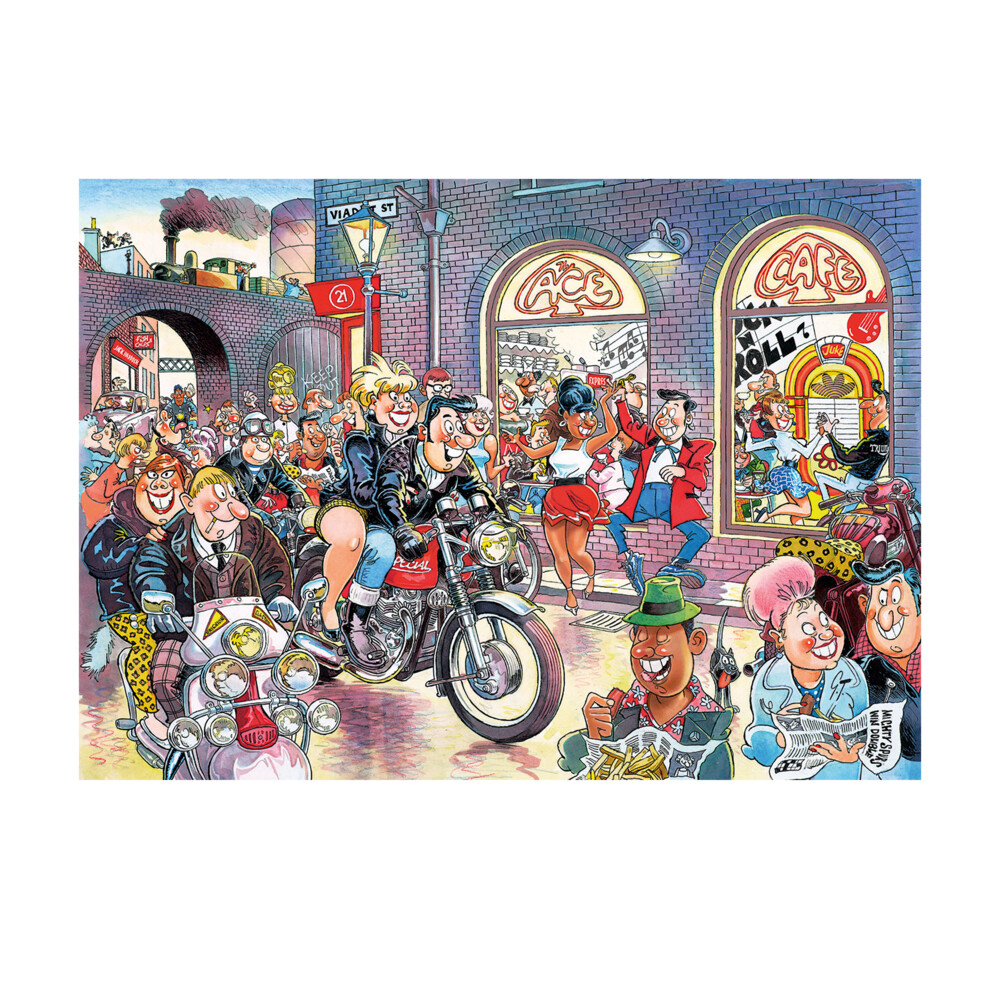 Jumbo Wasgij Destiny 7 Puzzel Rock Around The Clock! 1000 Stukjes