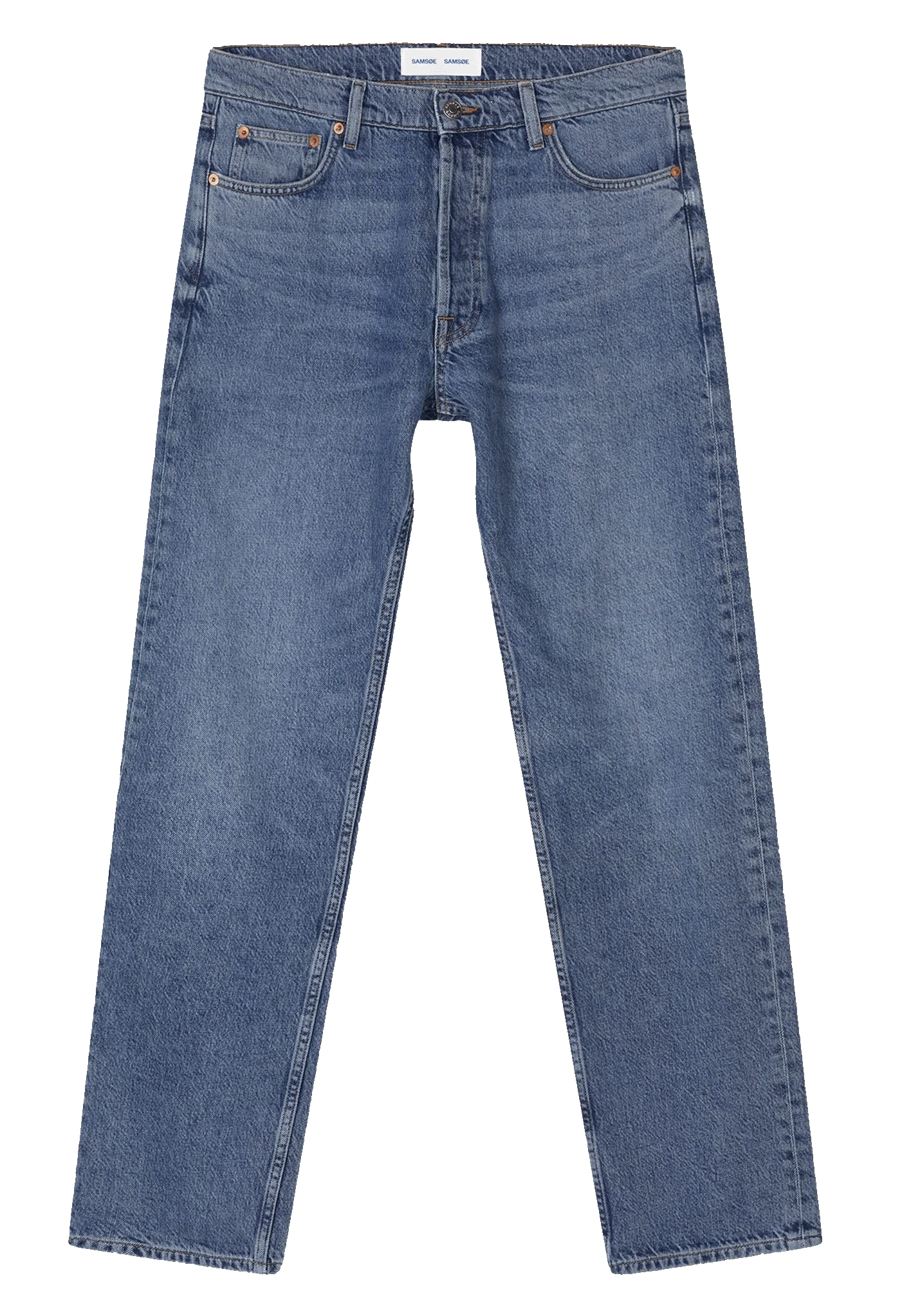 SATAYLOR - Jean droit en coton bio | Bleu