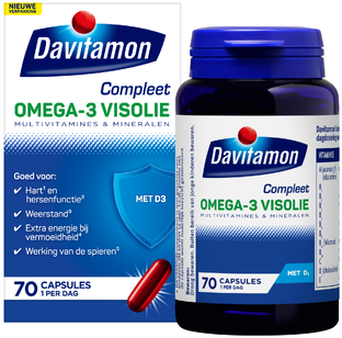 Davitamon Compleet Omega-3 Visolie Capsules 70CP