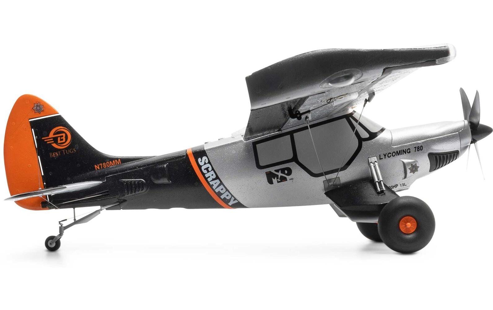 Motorflugzeug Micro Srappy 800 mm EP AS3X & SAFE, BNF Basic<br>Flugmodell im UMX Format