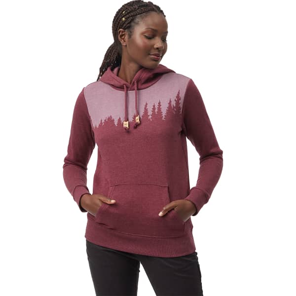 SFS151_Sweatshirts TENTREE W JUNIPER HOODIE FIG HEATHER