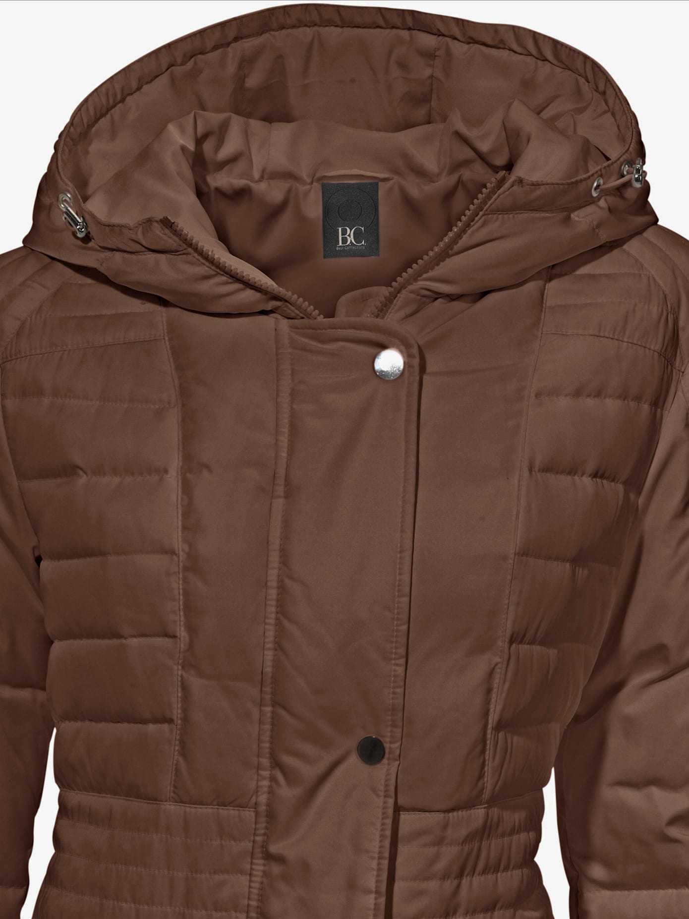 Manteau en duvet pour l'extérieur, en cas de vent et d'intempéries, silhouette féminine