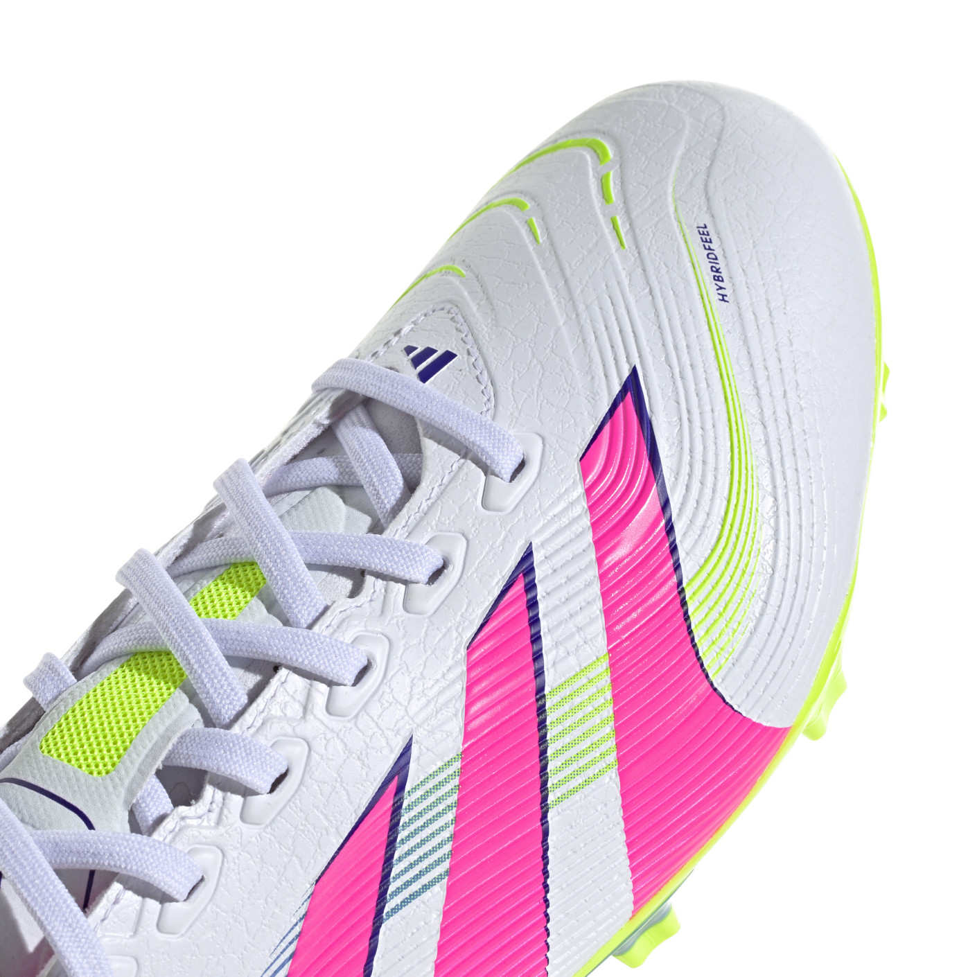 Adidas Predator League Gras / Kunstgras Voetbalschoenen (MG) Wit Roze Neongeel
