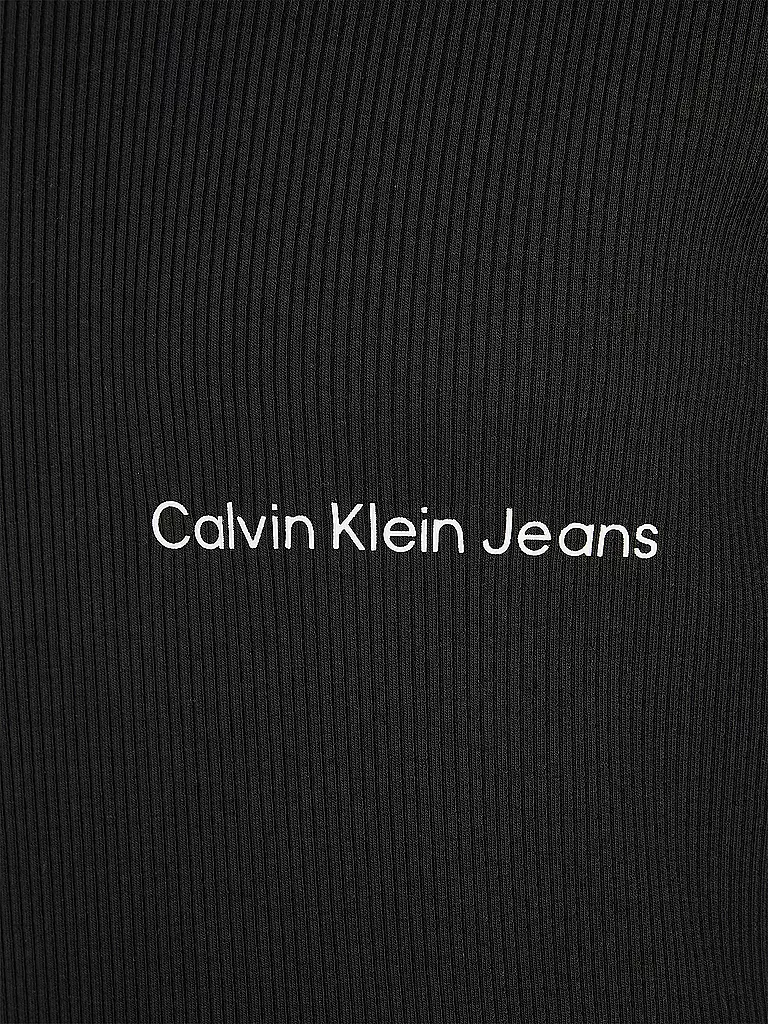 CALVIN KLEIN JEANS Langarmshirt schwarz
