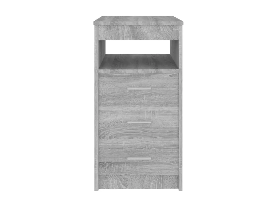 Armoire à tiroirs Sonoma gris 40x50x76 cm Bois d'ingénierie