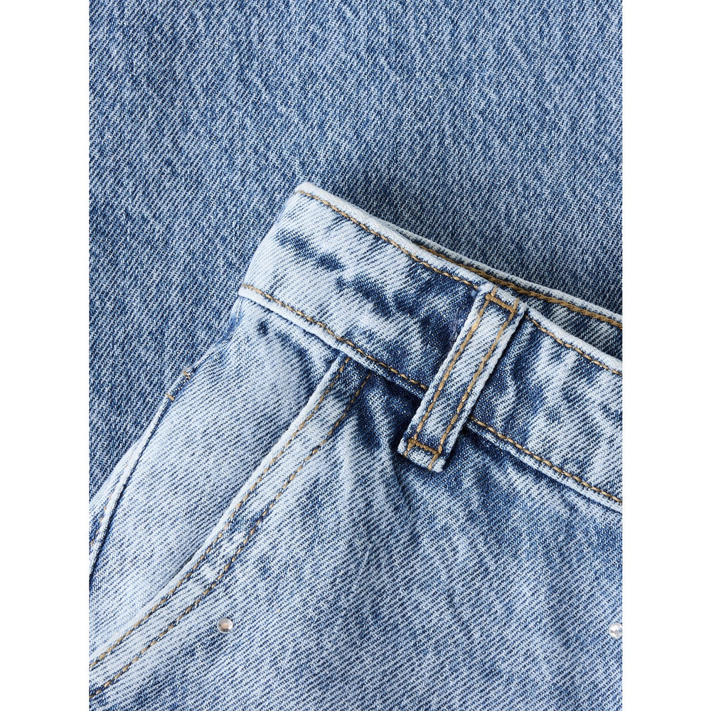 Køb Name It Light Blue Denim Rhine Nkfrose Wide Rhine Jeans 1133-Ac D