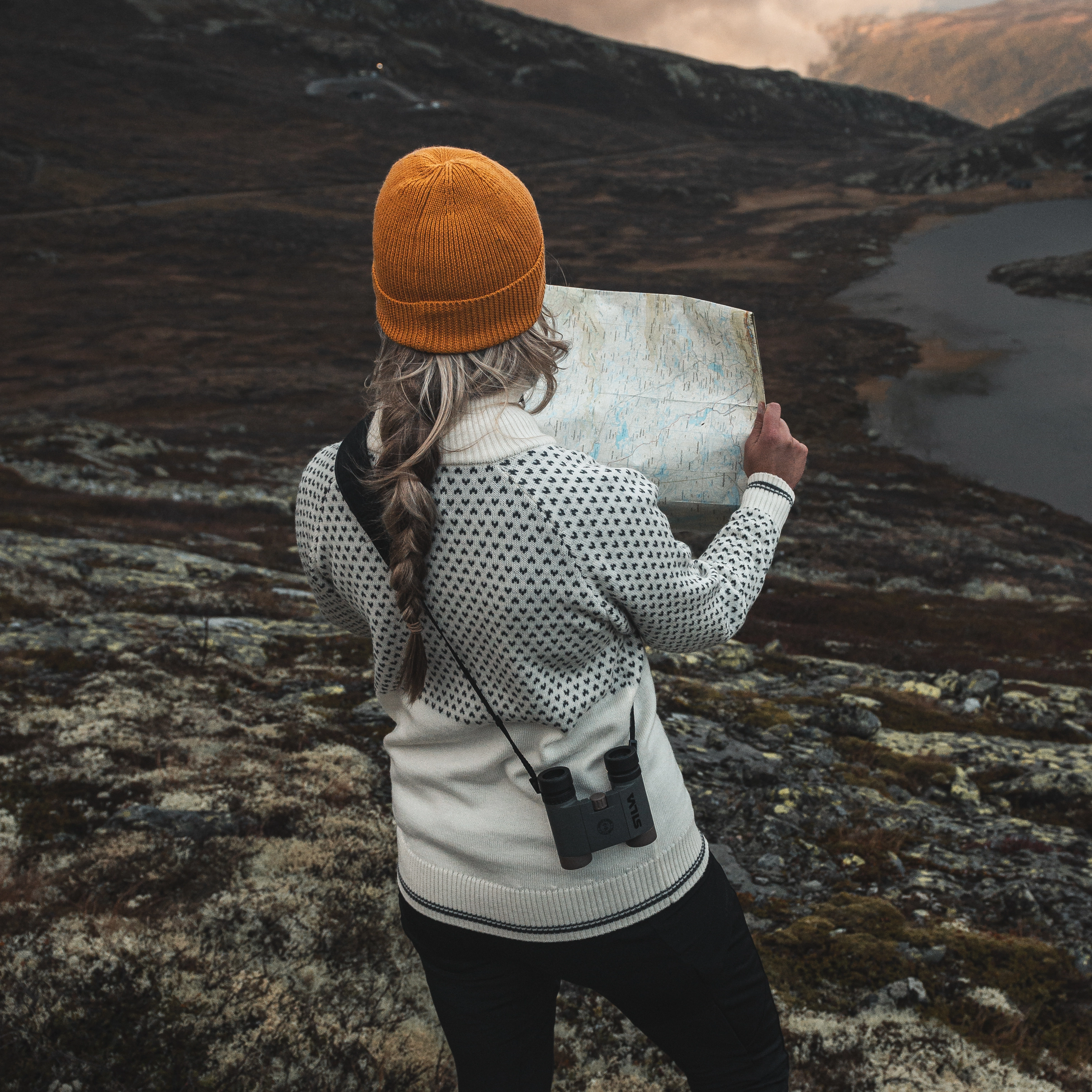 Alvdal Wool W Half Zip Vanilla White / Solid Dark Grey