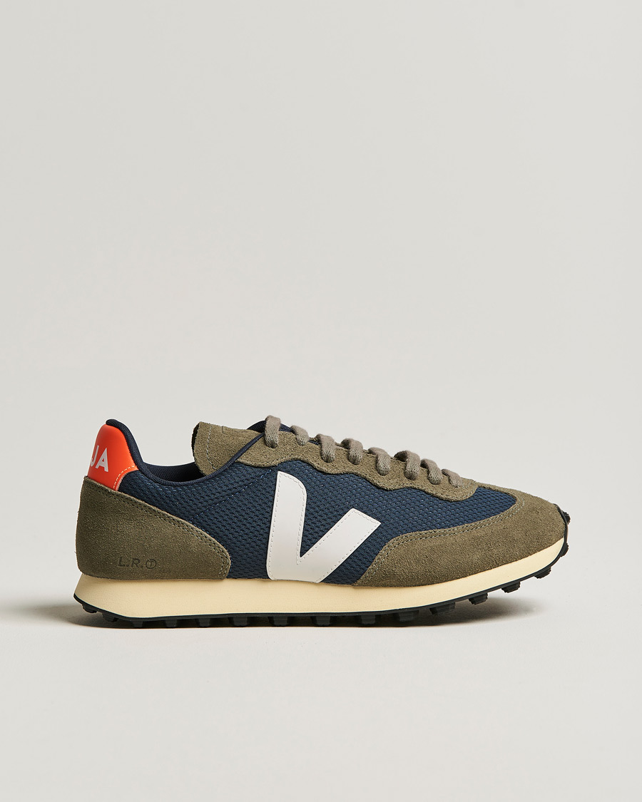 Veja Rio Branco Running Sneaker Nautico White Orange Fluo