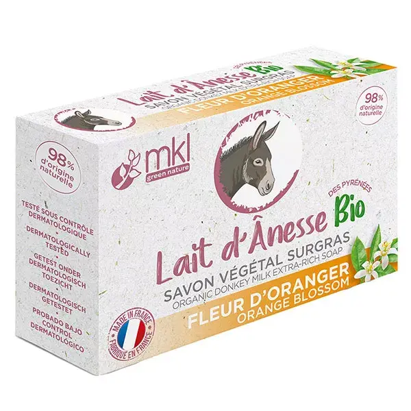 Sabonete MKL de Leite de Burra e Flor de Laranjeira 100g