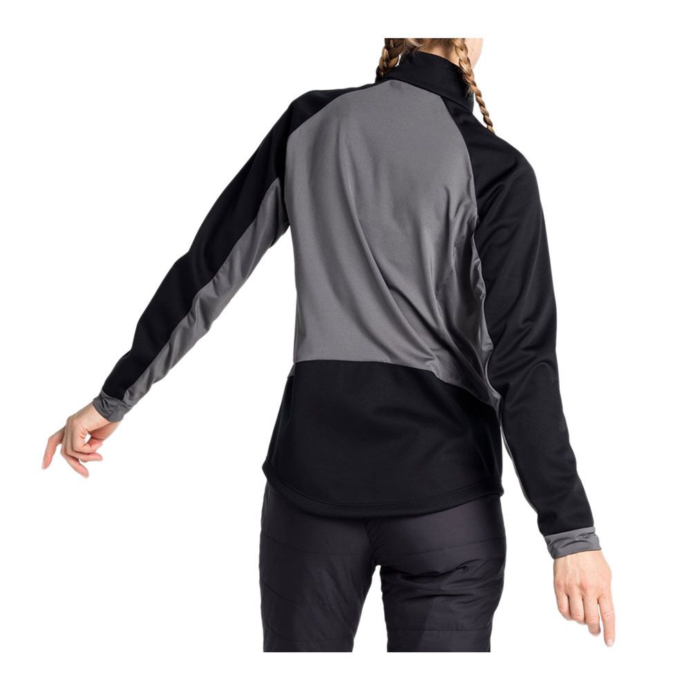 Odlo BRENSHOLMEN - Veste Femme black/new odlo graphite grey