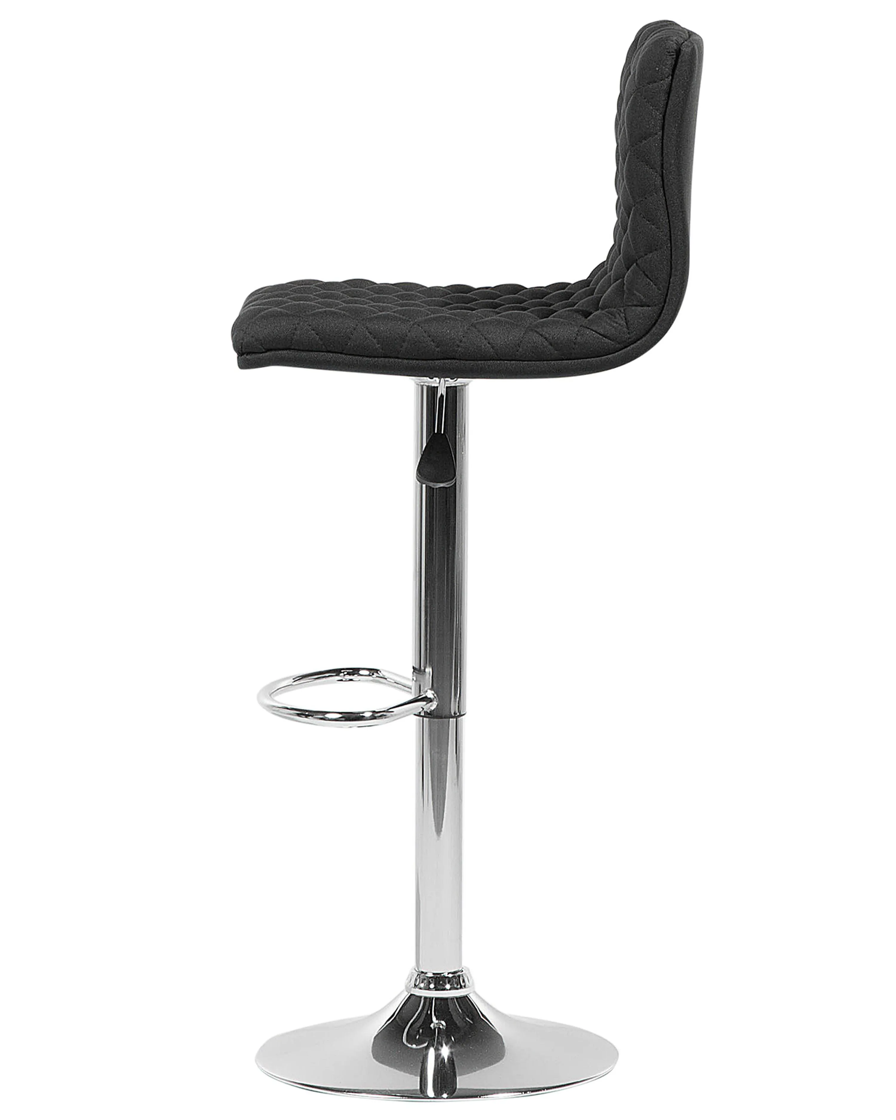 Set van 2 barstoelen ORLANDO draaibaar Zwart