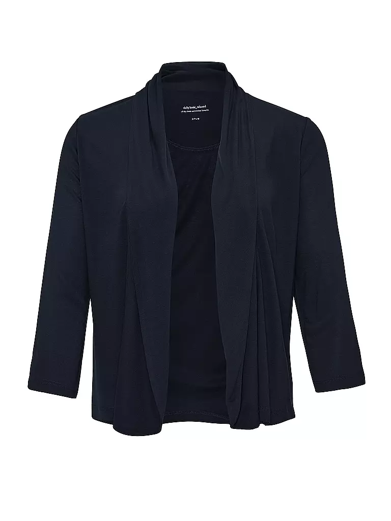 OPUS Jerseyjacke SANDRINE SOFT dunkelblau