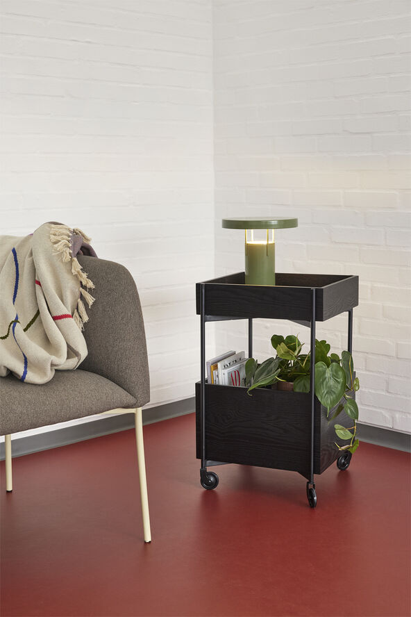 Hübsch Eyrie Lounge Chair Brown Brun/gul