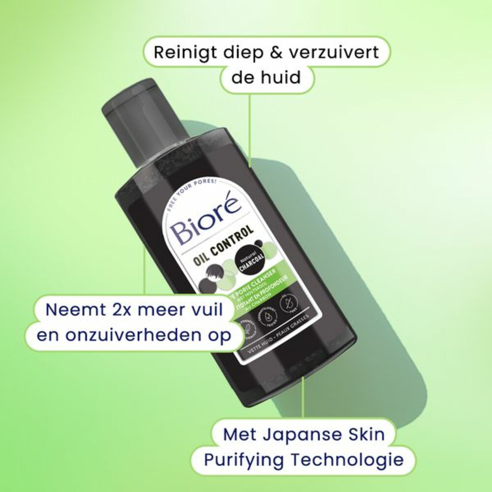 Bioré Houtskool Diepe porie cleanser200 ml