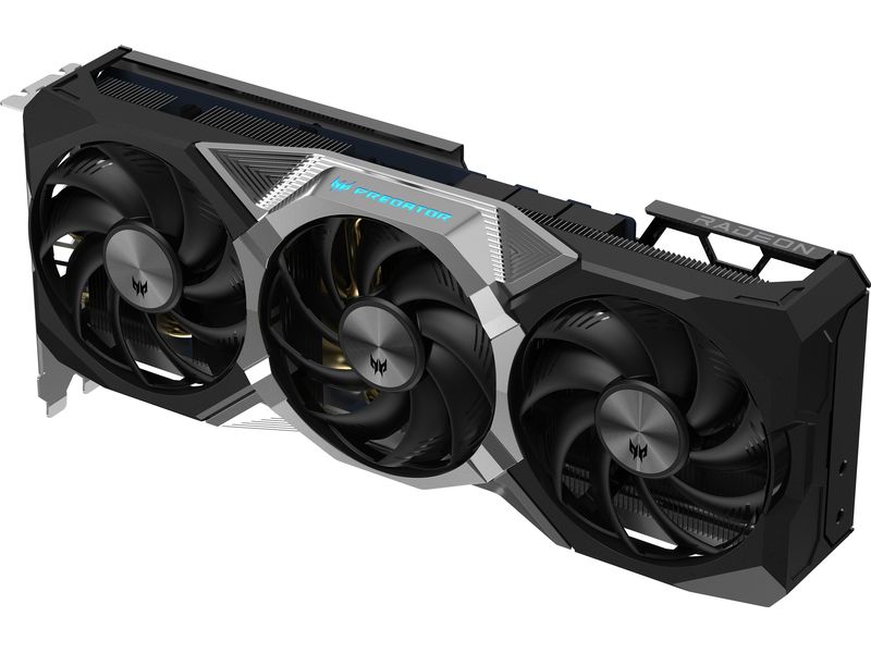 Acer Grafikkarte Predator BiFrost AMD RX 9070 XT 16G OC Grafikkarte mit 16 GB GDDR6-Speicher, ermöglicht Auflösungen bis zu 8k