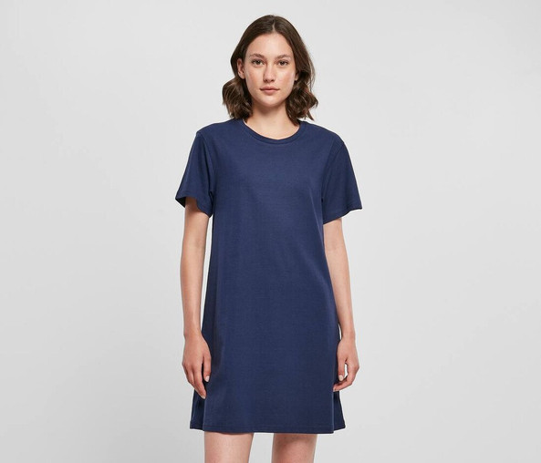 BUILD YOUR BRAND BY214 - Robe T-shirt Féminine Sportive en Coton Jersey