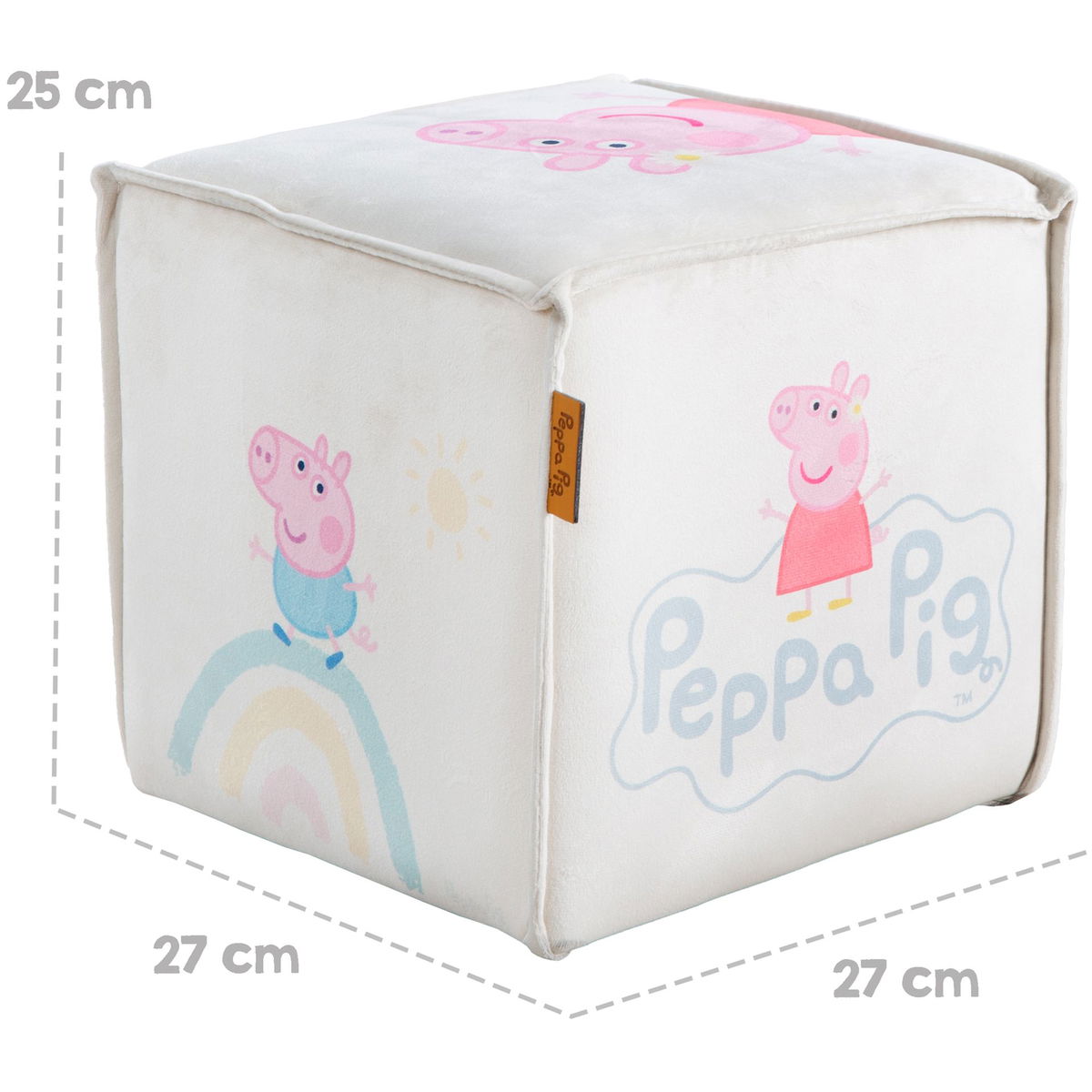 robaroba   Hocker Peppa Pig Würfelform