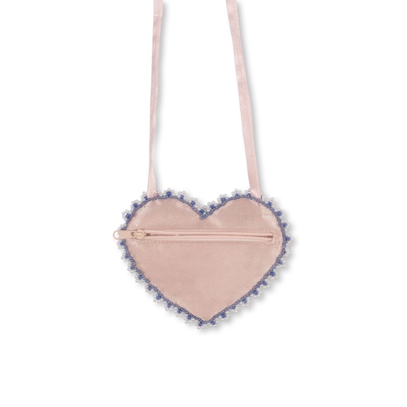 Konges Sløjd<br>Skuldertaske Beaded Heart Mini