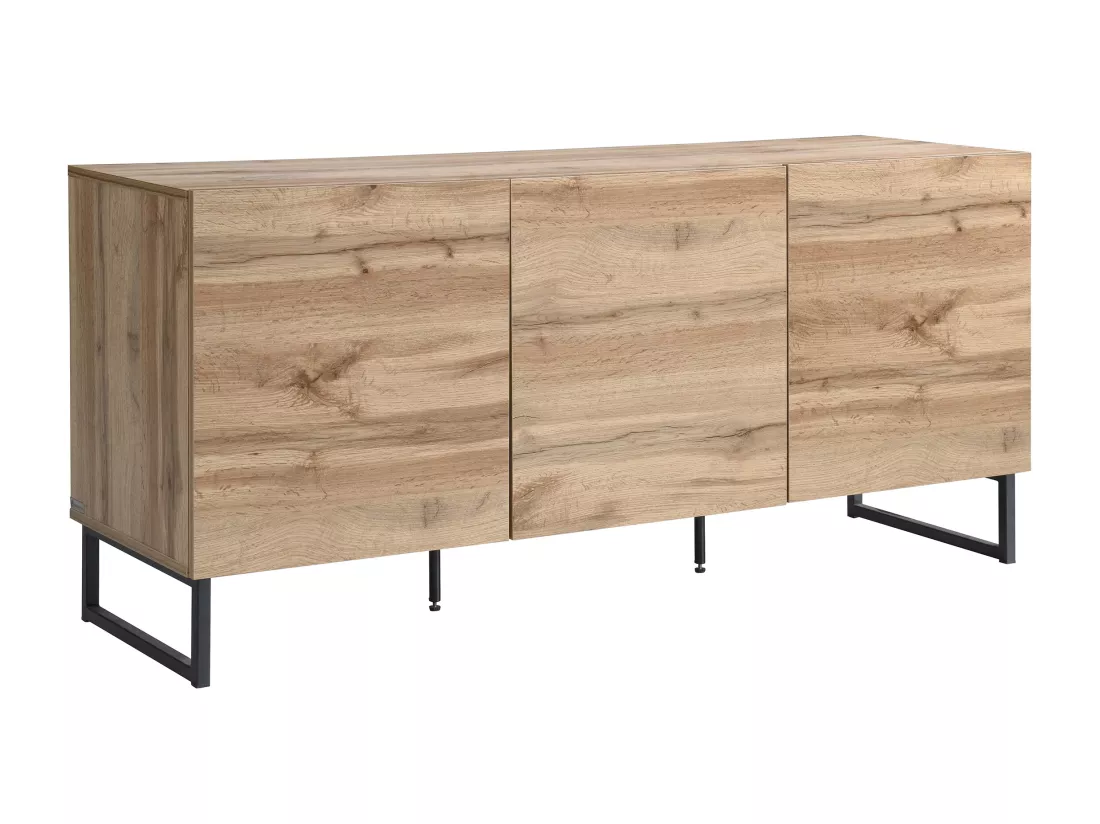Buffet avec 3 portes - Naturel - CEVANIA