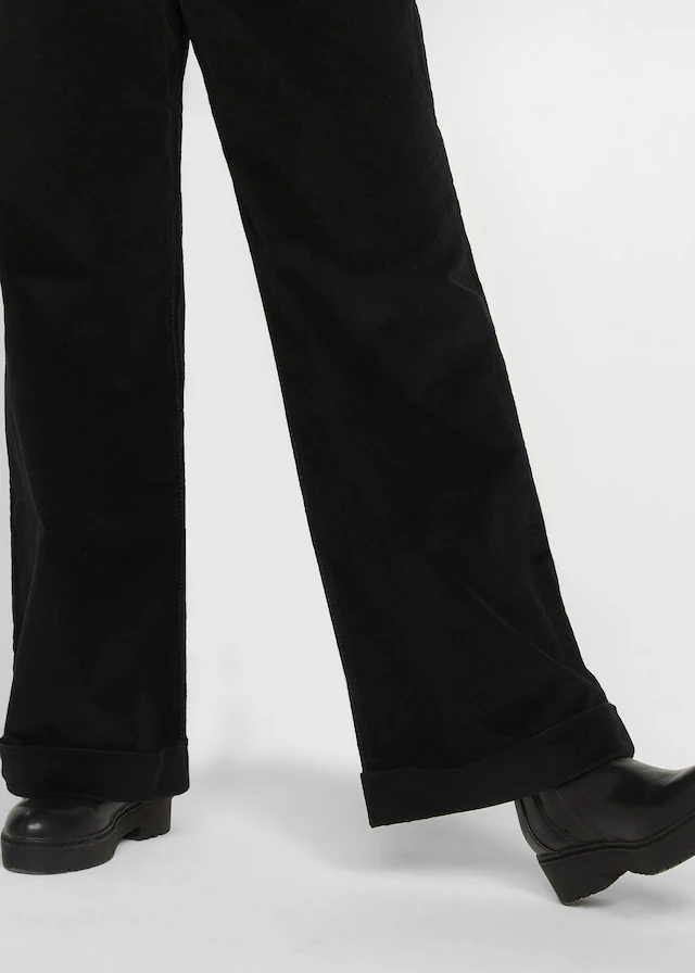 bonprix Cordhose  Weite Stretch-Cordhose, High-Waist