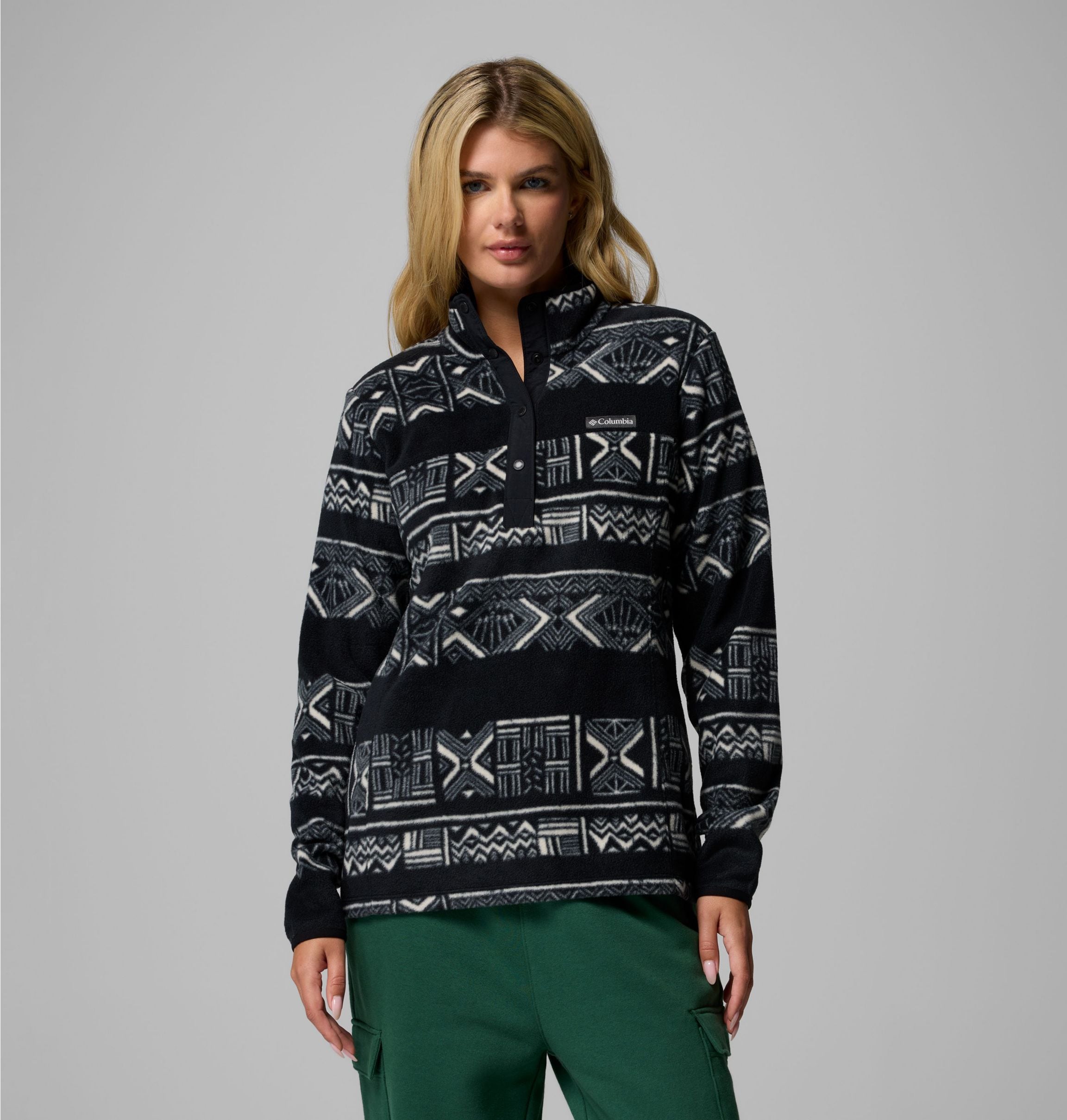 Columbia Fleecepullover »BENTON SPRINGS PRINTED 1/2 SNAP«, 1 Stk.
