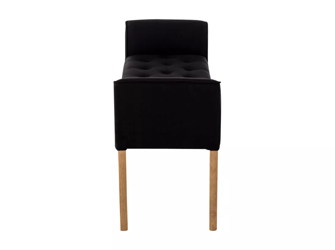 Banquette - Similicuir & Bois - Noir - Cleopatra