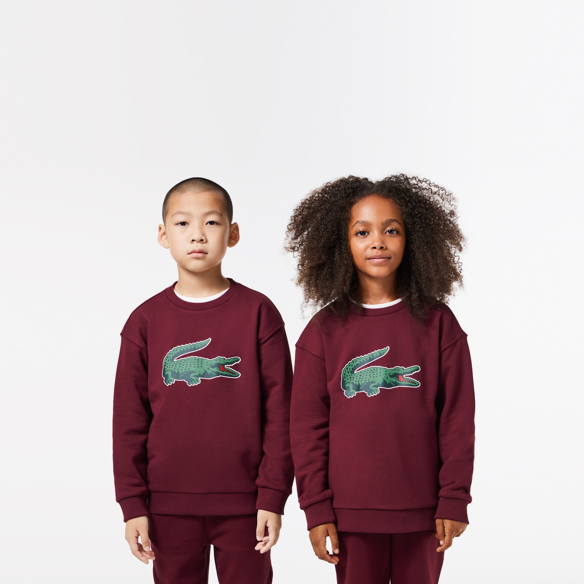 Sweatshirt Jogger avec imprimé signature Pullovers & Sweatshirts - Rouge - Lacoste - Enfant
