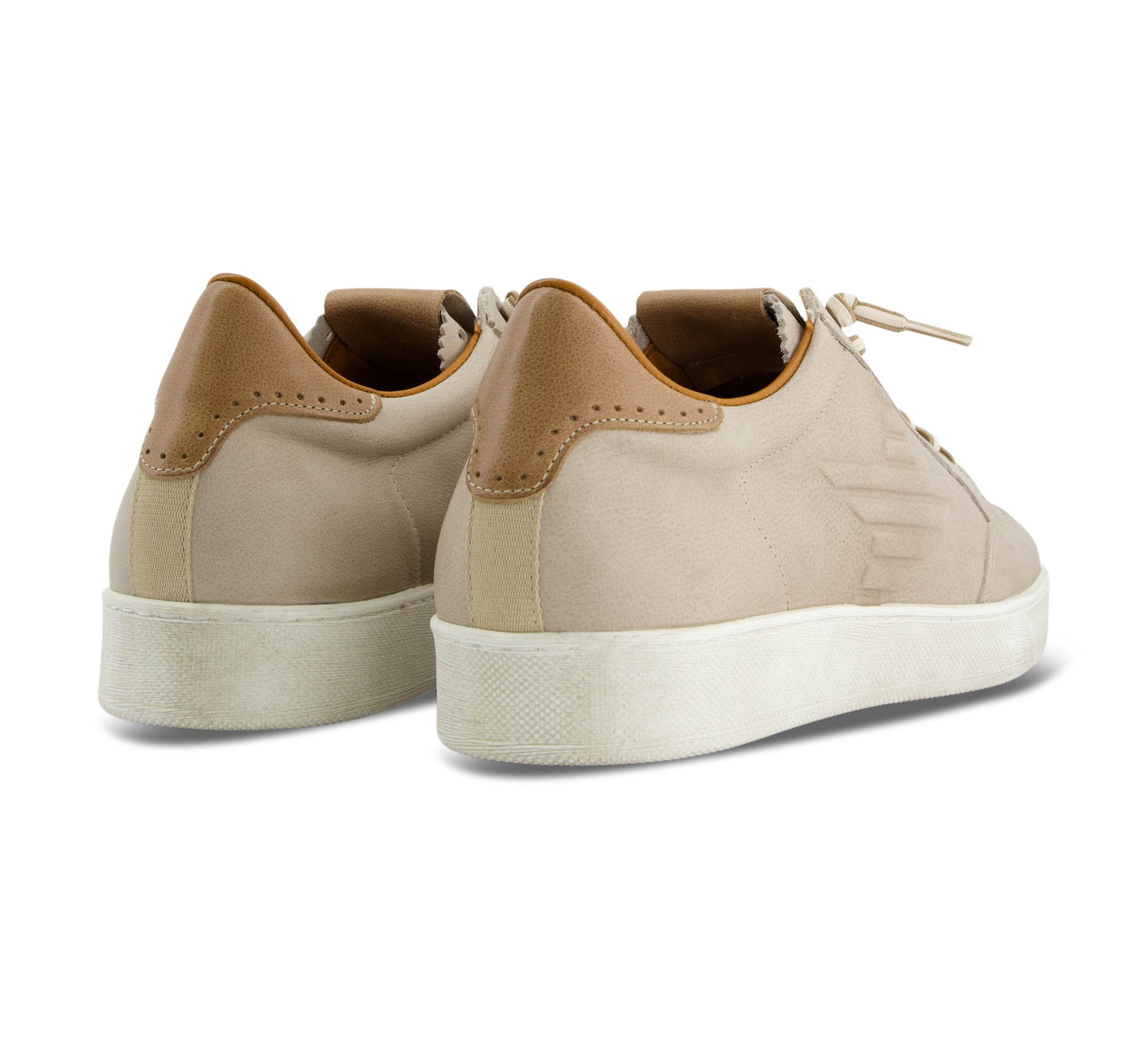 1874 by Walder Sneaker low beige/taupegrau