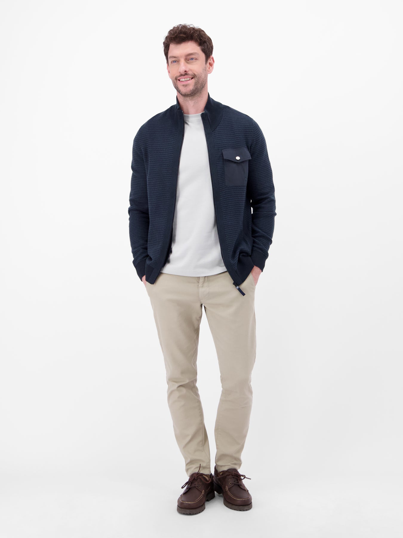 Sportive Strickjacke für Herren