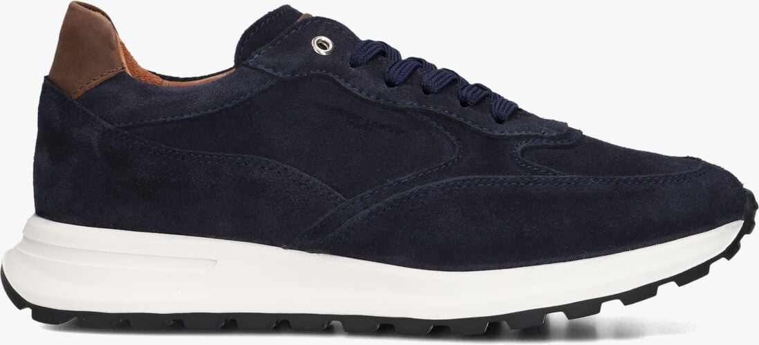 donkerblauwe stefano lauran lage sneakers champ