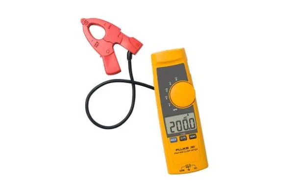 Fluke 365, CAT III 600V, 275 g, Sort, Rød, Gul