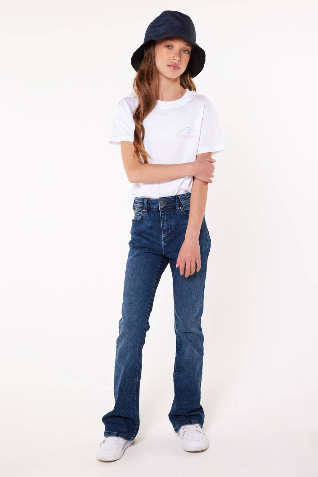 America Today flared jeans Emily Flare Jr dark blue denim