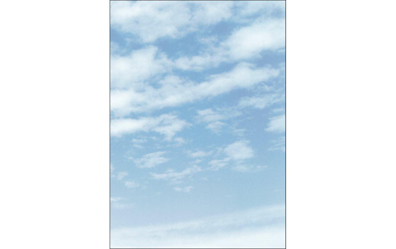 Motivpapier Clouds A4, 50 BlattHochwertiges Briefpapier
