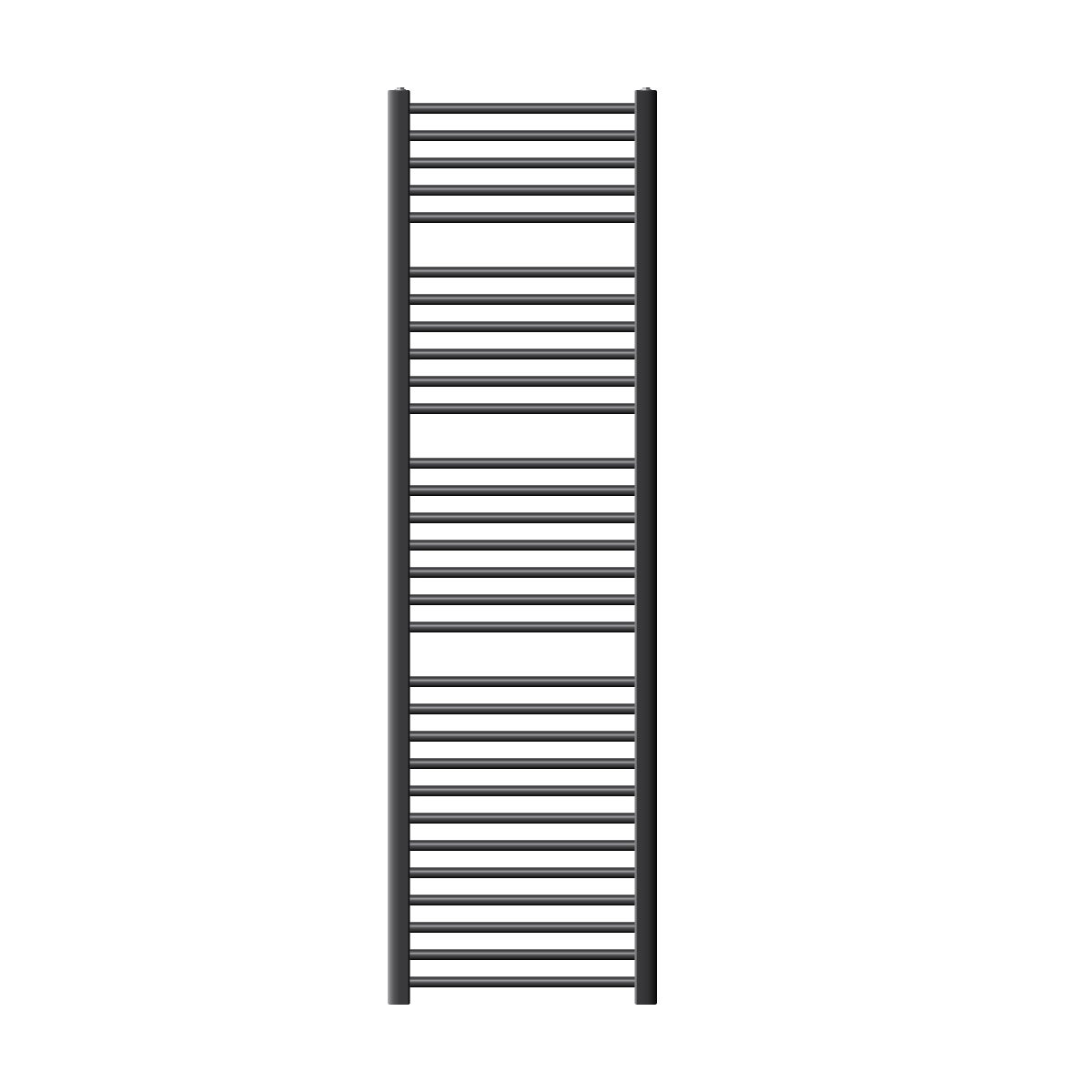 ECD Germany Sahara badkamerradiator - 500 x 1800 mm - Antraciet - recht met zijaansluiting - radiator handdoekwarmer handdoekdroger