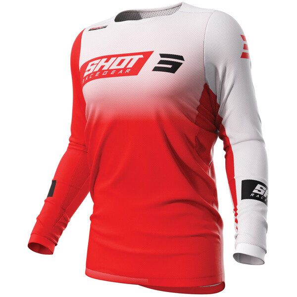 Shot - Maillot Contact Scope Rouge / Blanc