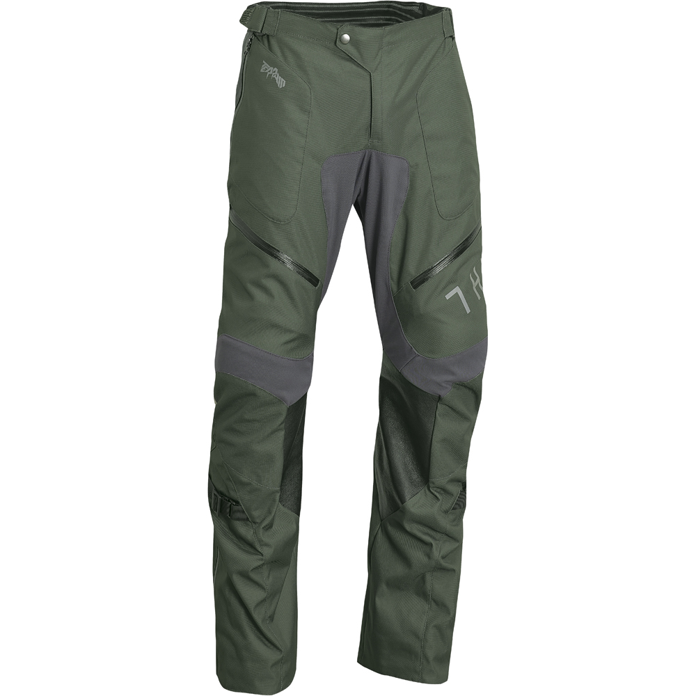 Thor Motocross - Pantalon Terrain Over the Boot Kaki / Charcoal