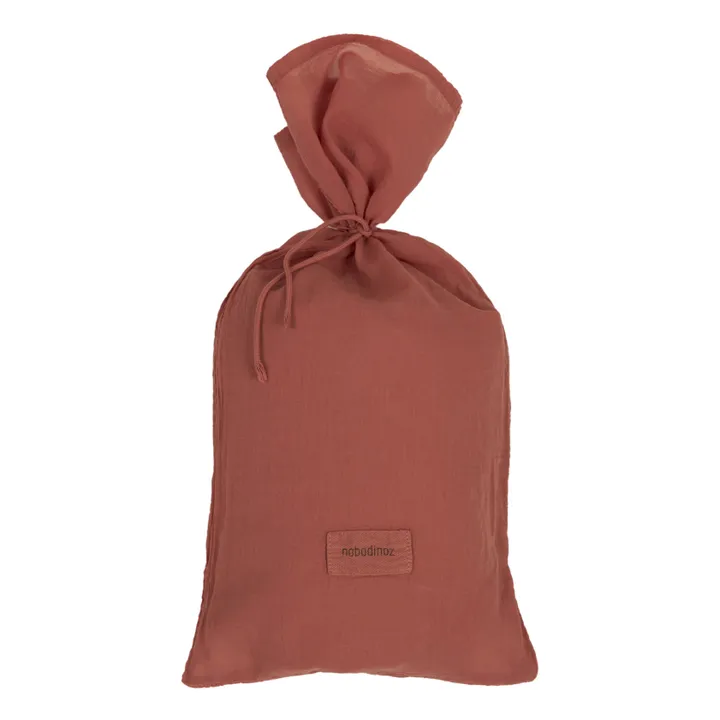 Nobodinoz Parure de lit Wabi-Sabi | Bois de rose