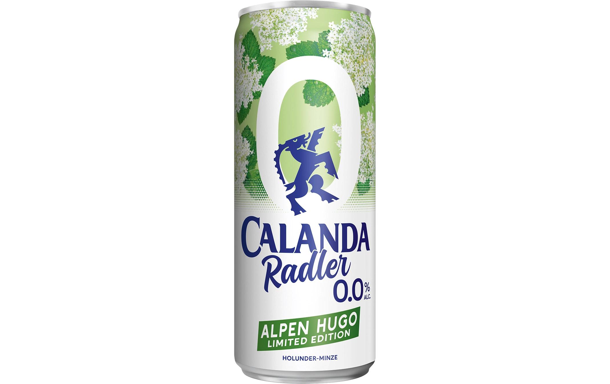 Bier Radler Alpen Hugo 6 x 0.33 lAlkoholfreies Biermischgetränk