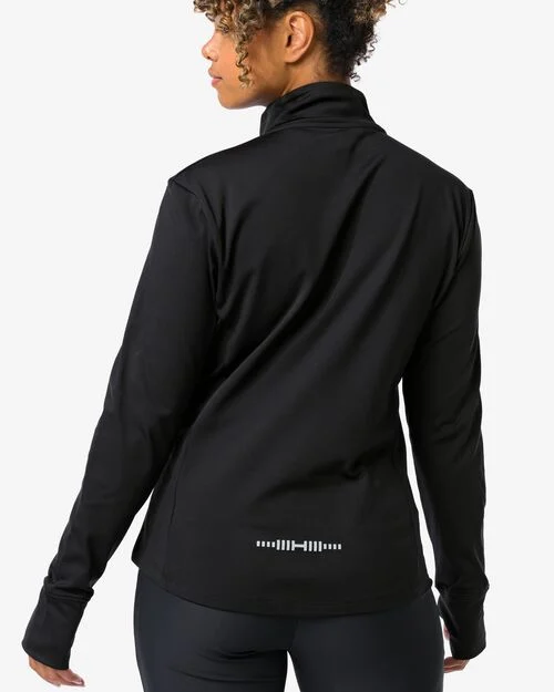 veste d'entraînement pour femme en polaire noir
