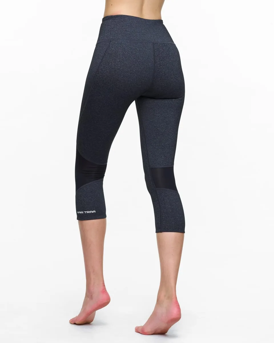 Kari Traa Women's Julie High Waist Capri Black