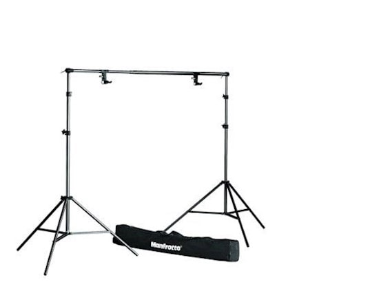 MANFROTTO - 1314b kit de dérouleur de fond noir bras téléscopique 3 sect...