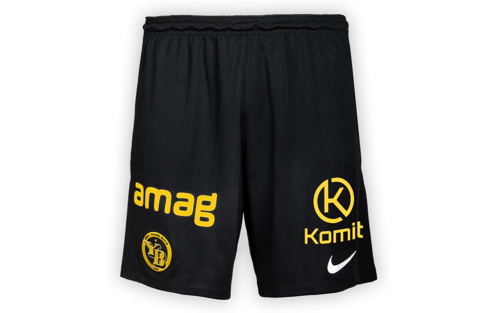 Shorts Home 25/26 L, Schwarz/GelbDie Heimshorts des BSC Young Boys für die Saison 2025/26