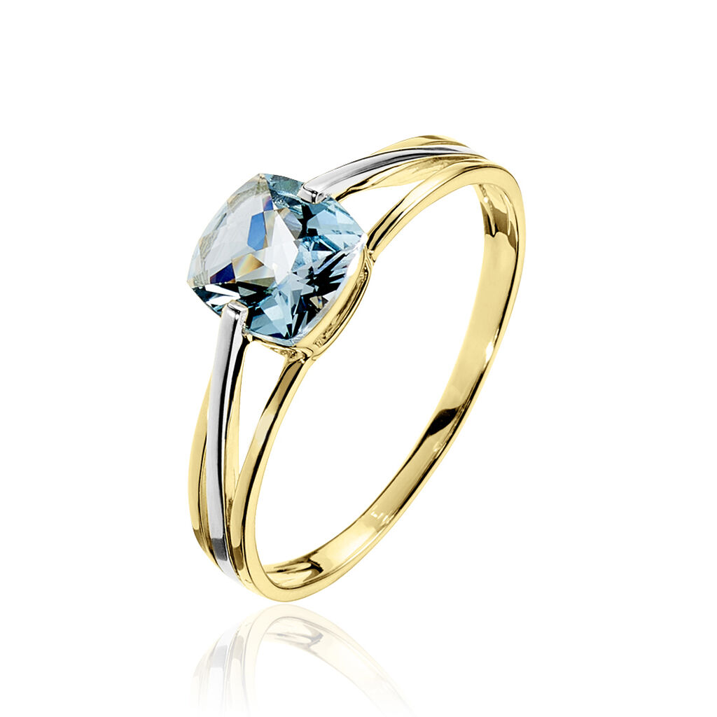 Bague Sidoine Or Bicolore Topaze