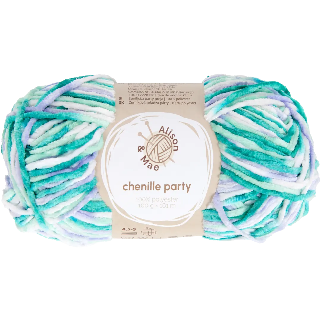 Alison & Mae chenille garen 100 gram | diverse kleuren