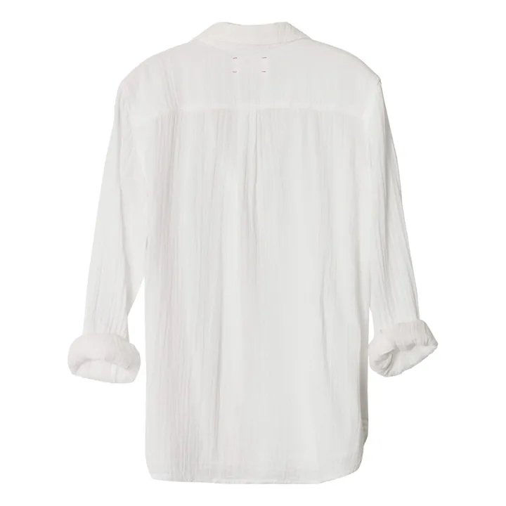 Xirena Chemise Scout Gaze de Coton | Blanc