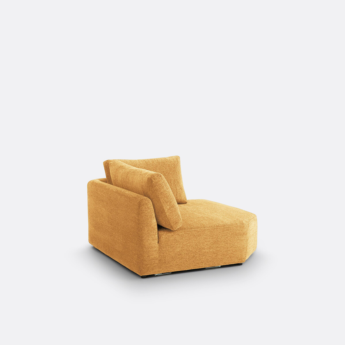 LA REDOUTE INTERIORS<br>Sofá de canto modular em tecido texturizado, Monica