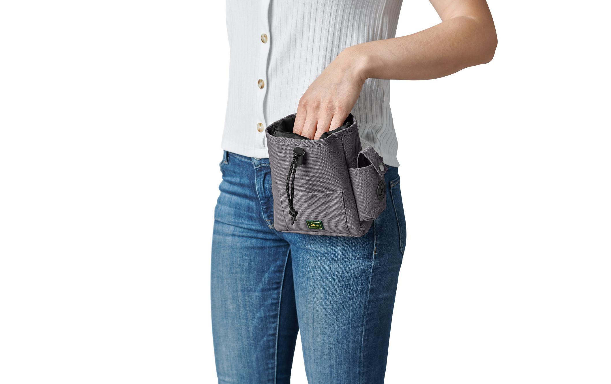 Snack-Tasche Tyra, 17 x 14 cm, GrauGürteltasche