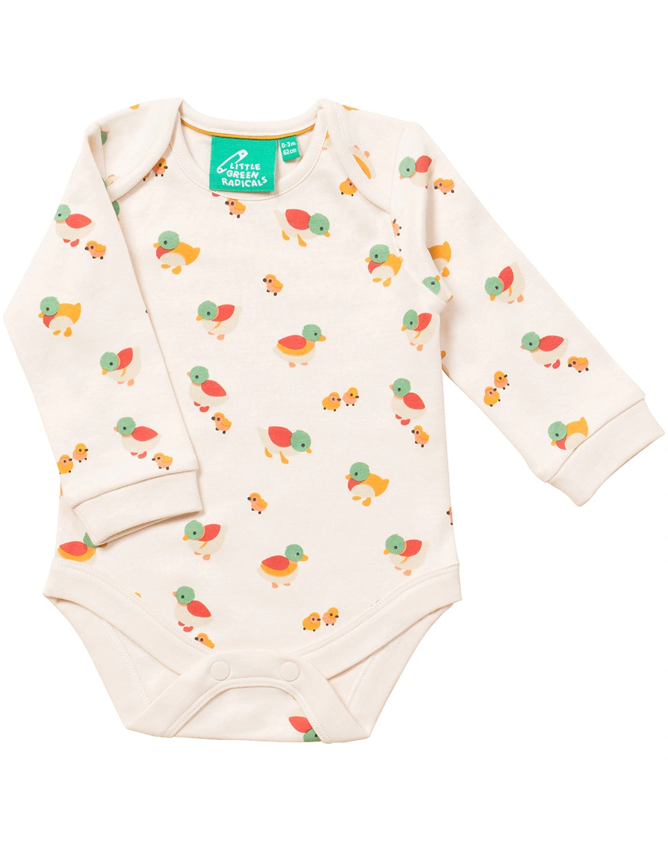 Langarmbody WEATHER FOR DUCKS 2er-Pack in weiß/bunt