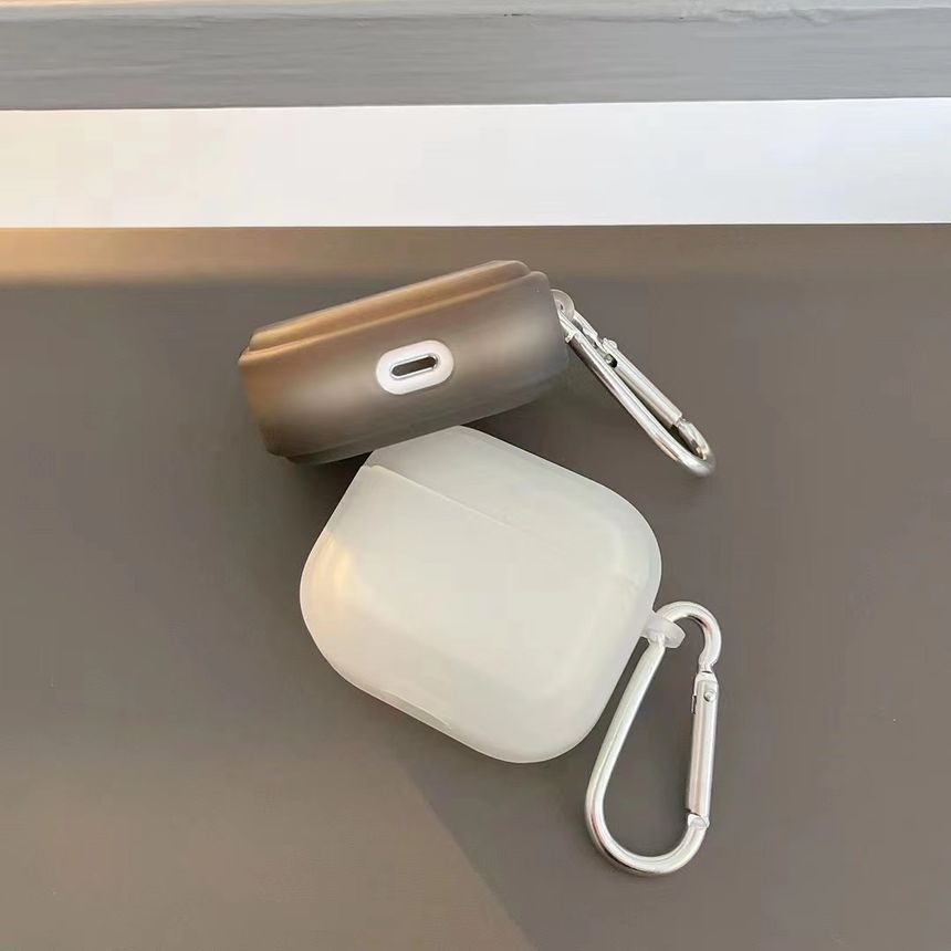 Galeon - Transparante, matte AirPods / Pro oortelefoonhoes