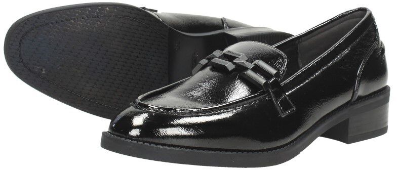 Tamaris Mocassin zwartlak